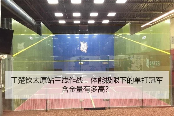 王楚钦太原站三线作战：体能极限下的单打冠军含金量有多高？
